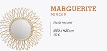 Marguerite miroir - Crozatier à Courbevoie Marguerite miroir en promo chez Crozatier Courbevoie à 70,00 €