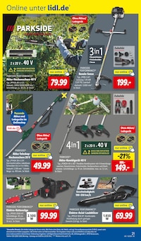 Gartenstühle Angebot im aktuellen Lidl Prospekt auf Seite 29