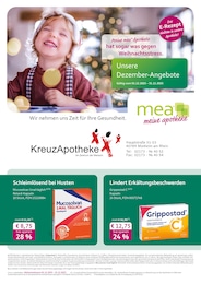 mea - meine apotheke Prospekt "Unsere Dezember-Angebote", 2 Seiten, 01.12.2025 - 01.12.2025 Aktueller mea - meine apotheke Prospekt, "Unsere Dezember-Angebote", mit Angeboten der Woche, gültig von 01.12.2025 bis 01.12.2025