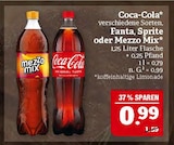 Aktuelle Coca Cola Angebote bei Marktkauf in Görlitz Aktuelles Fanta, Sprite oder Mezzo Mix Angebot bei Marktkauf in Görlitz ab 0,99 €