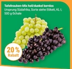 Tafeltrauben-Mix hell/dunkel kernlos bei GLOBUS im Neubrandenburg Prospekt für 