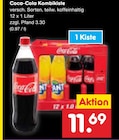 Kombikiste im Angebot bei Netto Marken-Discount in Rostock Kombikiste Angebote von Coca-Cola bei Netto Marken-Discount Rostock für 11,69 €