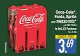 Coca-Cola, Fanta, Sprite oder mezzo mix von Coca-Cola im aktuellen EDEKA Prospekt für 3,69 €