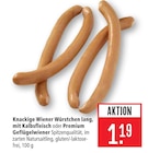Knackige Wiener Würstchen lang, mit Kalbsfleisch Angebote bei Marktkauf Ravensburg für 1,19 €