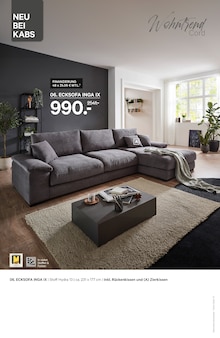 Couch im Kabs Prospekt "Family & Friends!" mit 46 Seiten (Osnabrück)