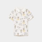 Polo manches courtes ecru garçon - La Halle Polo manches courtes ecru garçon à 6,99 € dans le catalogue La Halle