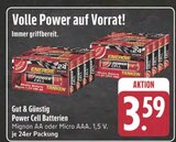 Power Cell Batterien Angebote von Gut & Günstig bei E center Amberg für 3,59 €
