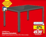Aluminium-Gartentisch von LIVARNO home für 49,99 € bei Lidl im Angebot Aluminium-Gartentisch von LIVARNO home im aktuellen Lidl Prospekt