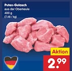 Puten-Gulasch im Angebot bei Netto Marken-Discount in Rottenburg Puten-Gulasch Angebote bei Netto Marken-Discount Rottenburg für 2,99 €