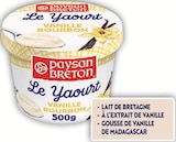 Le yaourt vanille bourbon - Paysan Breton en promo chez Intermarché Super Le yaourt vanille bourbon - Paysan Breton dans le catalogue Intermarché Super