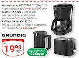 Wasserkocher WK 5320 L Angebote von Grundig bei GLOBUS Saarbrücken für 19,99 €