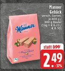 Gebäck im Angebot bei E center in Mönchengladbach Gebäck Angebote von Manner bei E center Mönchengladbach für 2,49 €