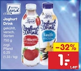 Aktuelles Joghurt Drink Angebot bei Netto Marken-Discount in Heilbronn ab 1,00 €