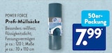 Profi-Müllsäcke von Power Force im aktuellen ALDI SÜD Prospekt für 7,99 €