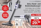 Zimmermann Moorweg - Akku-Hand- und Bodenstaubsauger Angebot im Prospekt Akku-Hand- und Bodenstaubsauger bei Zimmermann im Moorweg Prospekt für 29,99 €