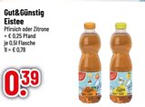 Eistee im Trinkgut Prospekt Eistee von Gut&Günstig im aktuellen Trinkgut Prospekt für 0,39 €