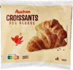 CROISSANTS PUR BEURRE SURGELÉS AUCHAN - AUCHAN à 5,38 € dans le catalogue Auchan Hypermarché