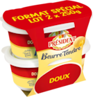 BEURRE TENDRE DOUX PRÉSIDENT - PRESIDENT dans le catalogue Auchan Supermarché