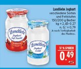 Joghurt Erdbeere Angebote von Landliebe bei Marktkauf Erlangen für 0,49 €