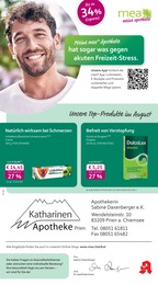 mea - meine apotheke Prospekt für Bernau a. Chiemsee und Umgebung: „Unsere August-Angebote“, 4 Seiten, 01.08.2026 - 31.08.2026