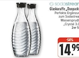 Glaskaraffe Duopack im Angebot bei nah und gut in Bautzen Glaskaraffe Duopack Angebote von Sodastream bei nah und gut Bautzen für 14,99 €