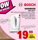 Handmixer Angebote von Bosch bei E center Ulm für 19,99 €