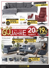 Aktueller BRAUN Möbel-Center Prospekt mit Fernsehsessel, "Wir feiern Jubiläum!", Seite 8