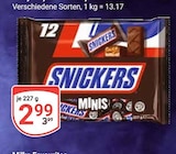 Minis Angebote von Snickers bei GLOBUS Erlangen für 2,99 €