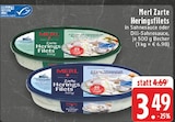 Zarte Heringsfilets in Sahnesauce im Angebot bei E center in Recklinghausen Zarte Heringsfilets in Sahnesauce Angebote von Merl bei E center Recklinghausen für 3,49 €