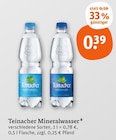 Mineralwasser Naturell Angebote von Teinacher bei tegut Waiblingen für 0,39 €