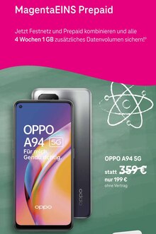 Telekom Shop Neumarkt - Smartphone A94 5G Smartphone A94 5G Angebot bei Telekom Shop Neumarkt im Prospekt ES GEHT WIEDER LOS