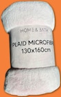 Plaid microfibre - HOME & BATH - Netto à Antony Plaid microfibre - HOME & BATH en promo chez Netto Antony à 4,99 €