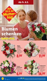 Lidl Schnittblumen im Prospekt 