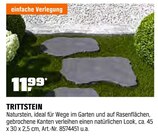 TRITTSTEIN im Angebot bei OBI in Laatzen TRITTSTEIN Angebote bei OBI Laatzen für 11,99 €