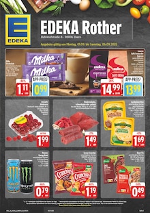 Aktueller EDEKA Prospekt "Wir lieben Lebensmittel!" Seite 1 von 28 Seiten für Ebern