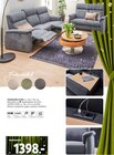 TRAPEZSOFA STOFF im aktuellen Polstermöbel Fischer Prospekt für 1.398,00 €