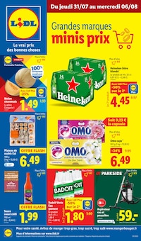 Prospectus Lidl en cours, "Grandes marques minis prix", page 1 sur 73