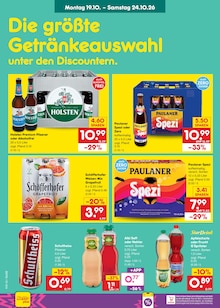 Softdrinks Angebot im Netto Marken-Discount Prospekt, gültig von 19.10.2026 bis 24.10.2026 Softdrinks Angebot im aktuellen Netto Marken-Discount Prospekt auf Seite 30