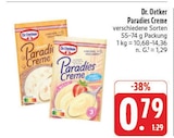 Paradies Creme Vanille im Angebot bei E center in Bamberg Paradies Creme Vanille Angebote von Dr. Oetker bei E center Bamberg für 0,79 €