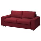 Braun im IKEA Prospekt 2er-Bettsofa mit breiten Armlehnen/Lejde rot/braun mit breiten Armlehnen/Lejde rot/braun von VIMLE im aktuellen IKEA Prospekt für 1.149,00 €