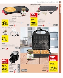 Offre Appareil croque-gaufre dans le catalogue Carrefour du moment à la page 37