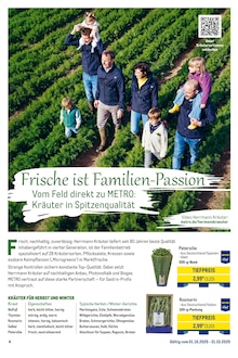 Kräuter im METRO Prospekt "Wochenangebote Gastro + MonatsMenü + METRO Markets" mit 40 Seiten (Hannover)
