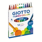 12 feutres Turbo Color - GIOTTO en promo chez Bureau Vallée 12 feutres Turbo Color - GIOTTO dans le catalogue Bureau Vallée