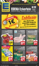 Aktueller EDEKA Supermarkt Prospekt in Stein und Umgebung, "Wir lieben Lebensmittel!" mit 26 Seiten, 22.04.2024 - 27.04.2024