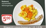 Bratwurst mit Kartoffel-Möhrengemüse bei GLOBUS im Prospekt "" für 5,00 €