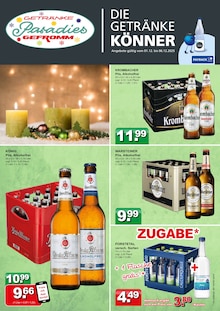 Getränke Paradies Prospekt DIE GETRÄNKEKÖNNER mit  Seiten in Bergkamen und Umgebung