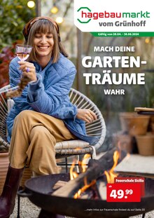 Hagebaumarkt Prospekt MACH DEINE GARTENTRÄUME WAHR mit  Seiten in Solingen (Klingenstadt) und Umgebung
