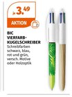 Vierfarb-Kugelschreiber Angebote von BIC bei Müller Passau für 3,49 €