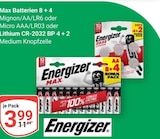 GLOBUS - Max Batterien Angebot im Prospekt Max Batterien bei GLOBUS im Prospekt "" für 3,99 €