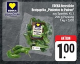 EDEKA Rügland - Herzstücke Bratpaprika 'Pimientos de Padron' Angebot im Prospekt Herzstücke Bratpaprika 'Pimientos de Padron' bei EDEKA im Rügland Prospekt für 1,00 €